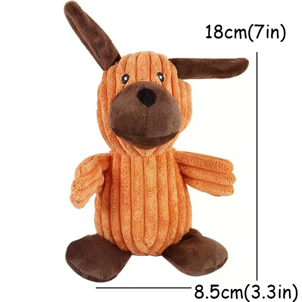 Meilleurs prix pour Peluche pour chien, jouet à mâcher en coton rembourré, jouet interactif et couineur, doux et résistant aux morsures, accessoire pour animaux de compagnie~07987