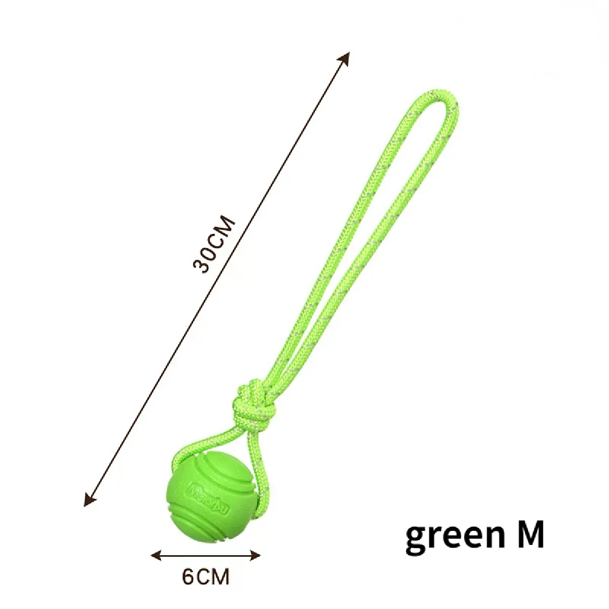 Comparer les prix de Balles d'entraînement interactives en corde de chanvre pour petits chiens, balles anti-fuites en caoutchouc, jouet à mâcher résistant aux morsures pour la dentition et le nettoyage des chiots~06282