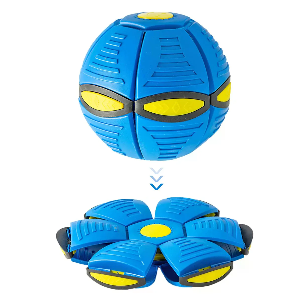 Jouet pour chien soucoupe volante balle jouet magique balle avec lumières balle de décompression créative jouet pour animaux de compagnie chien entraînement extérieur soucoupe~06154