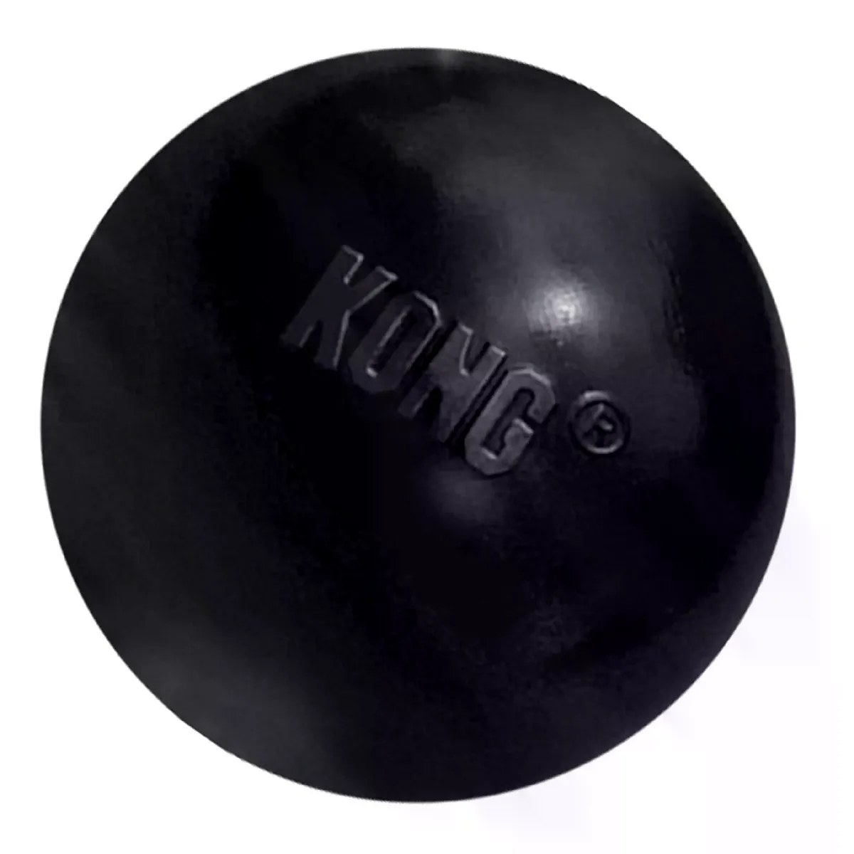 Comparer les prix de KONG Extreme Ball - Jouet en caoutchouc durable pour chiens à mâcher, noir~07390
