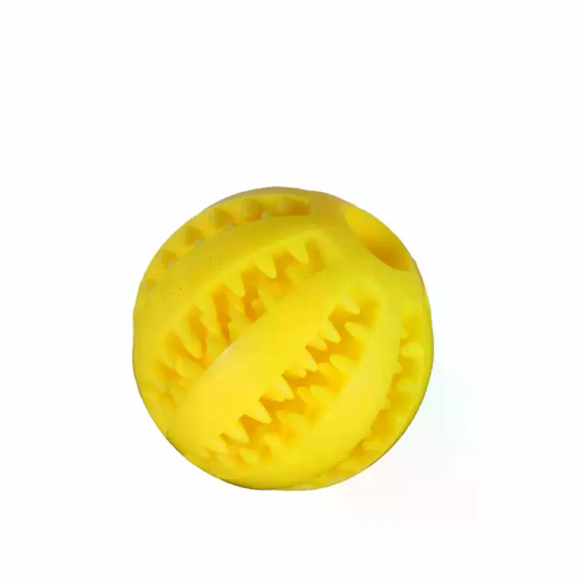 Jouet interactif en caoutchouc pour chien, 5 cm et 7 cm, pour petits et grands chiens, chiots et chats, à mâcher, nettoyage des dents, amusant~06564