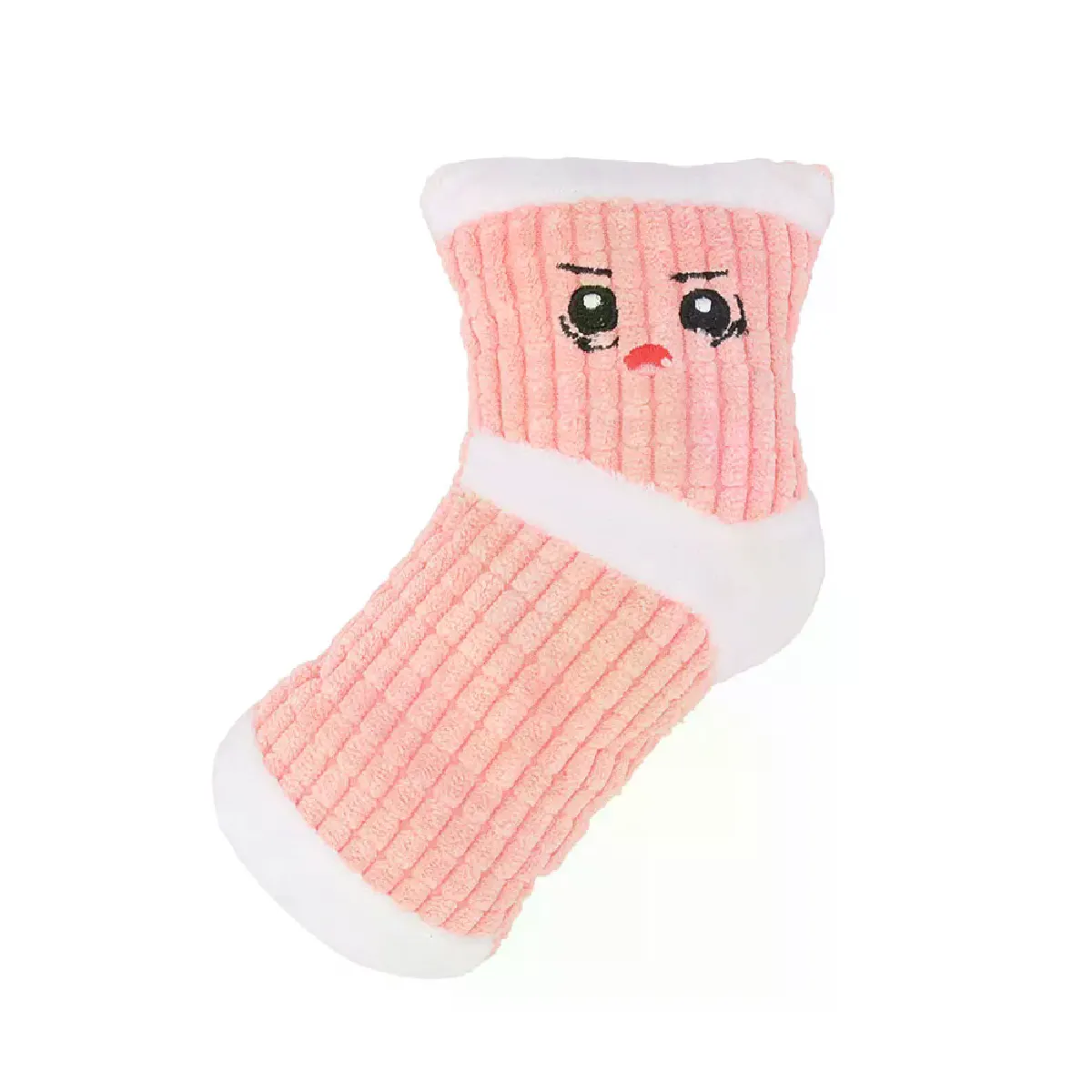 Meilleurs prix pour Jouet mignon pour animaux de compagnie, chaussettes amusantes et mignonnes, couineur, molaire, polaire, chaton, collier pour chien, mâcher, nettoyage des dents, son doux, peluche, jouets pour chiens et chats, fournitures pour animaux de compagnie~06318