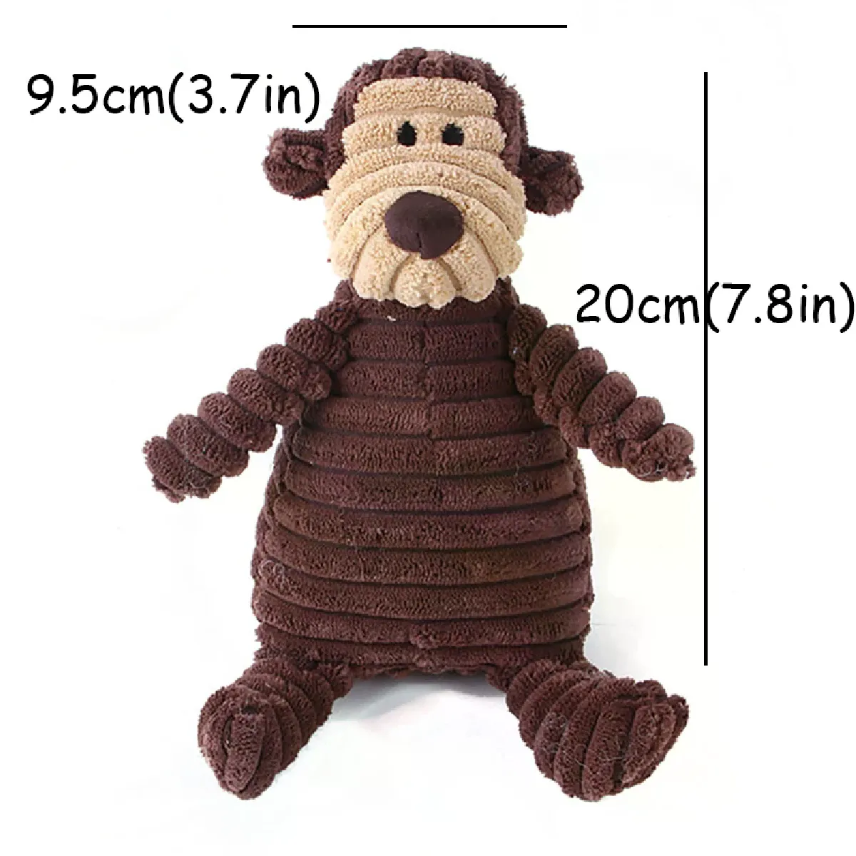 Comparer les prix de Peluche pour chien, jouet à mâcher en coton rembourré, jouet interactif et couineur, doux et résistant aux morsures, accessoire pour animaux de compagnie~07986