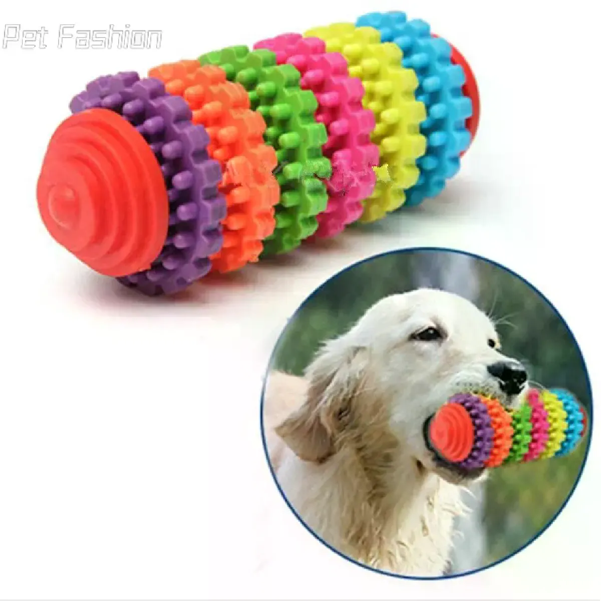Comparer les prix de Jouet à mâcher en caoutchouc durable pour chien, chiot, chat, dentition saine, jouet pour chien de grande taille~06410