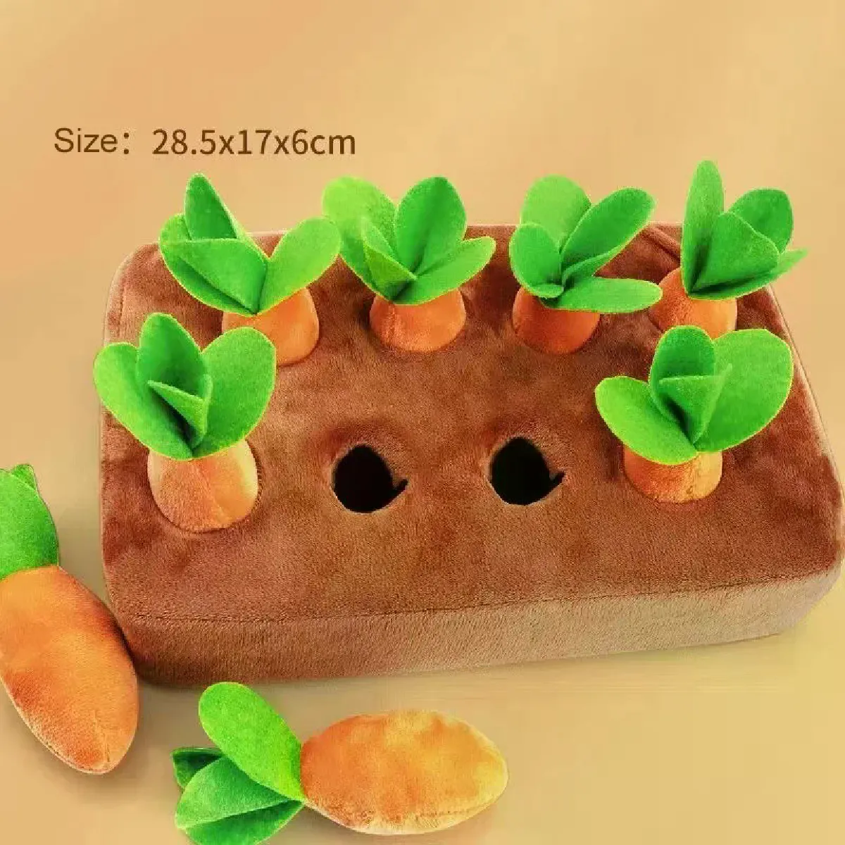 Meilleurs prix pour Jouet interactif en peluche pour chien, carotte, tapis à renifler, amusant, légumes, radis, champ, cachette, nourriture, jouet pour chien, produits pour animaux de compagnie~06429
