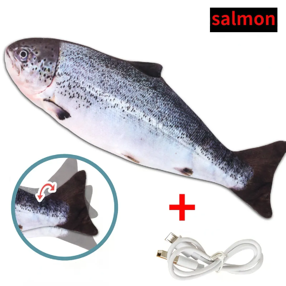 Meilleurs prix pour Jouet pour chat et chien, poisson, chargement USB, disquette électrique, simulation, entraînement interactif, jouets à mâcher pour animaux de compagnie, pour le grincement des dents~07628