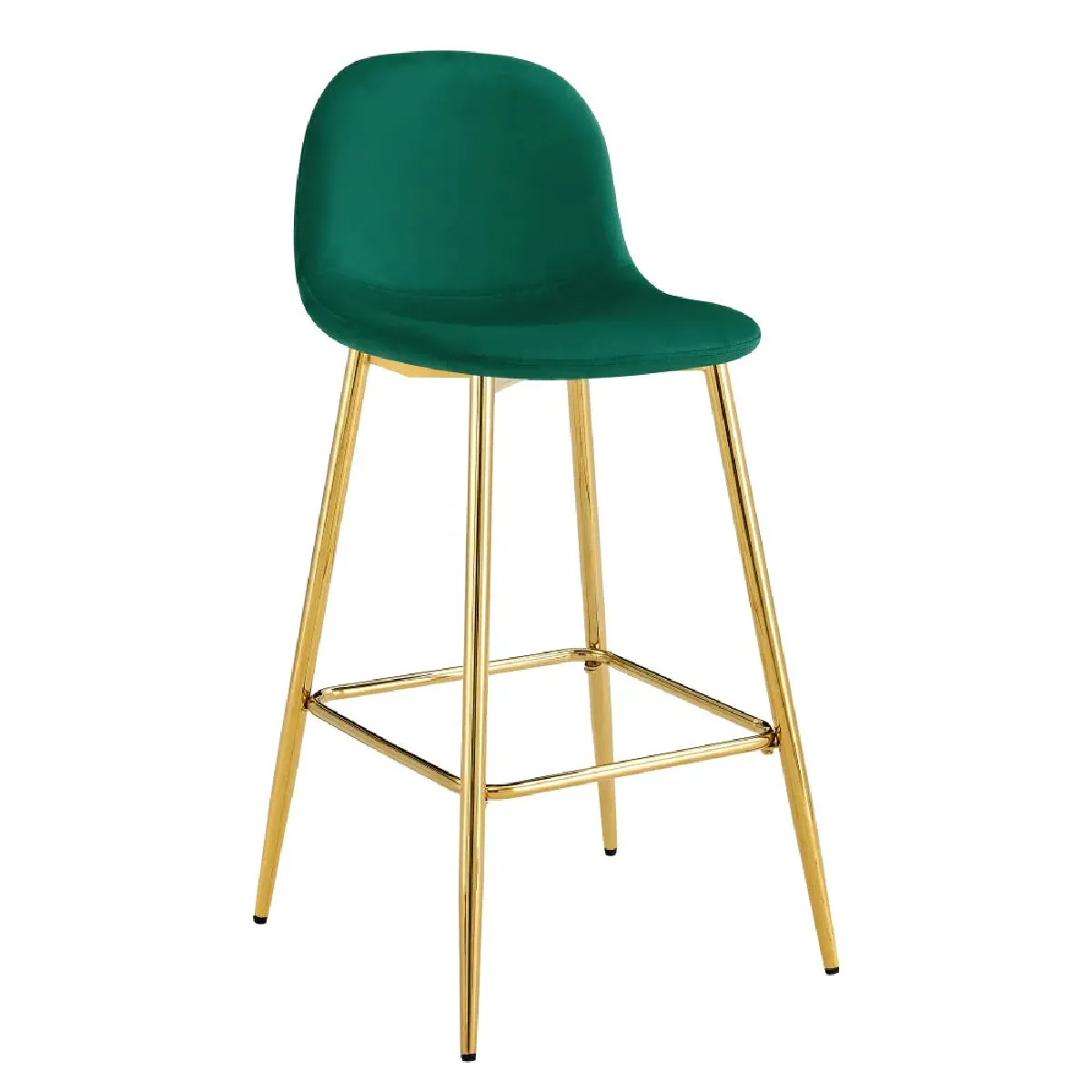 Homy france lot de 2 tabourets de bar scandinaves - Anthracite