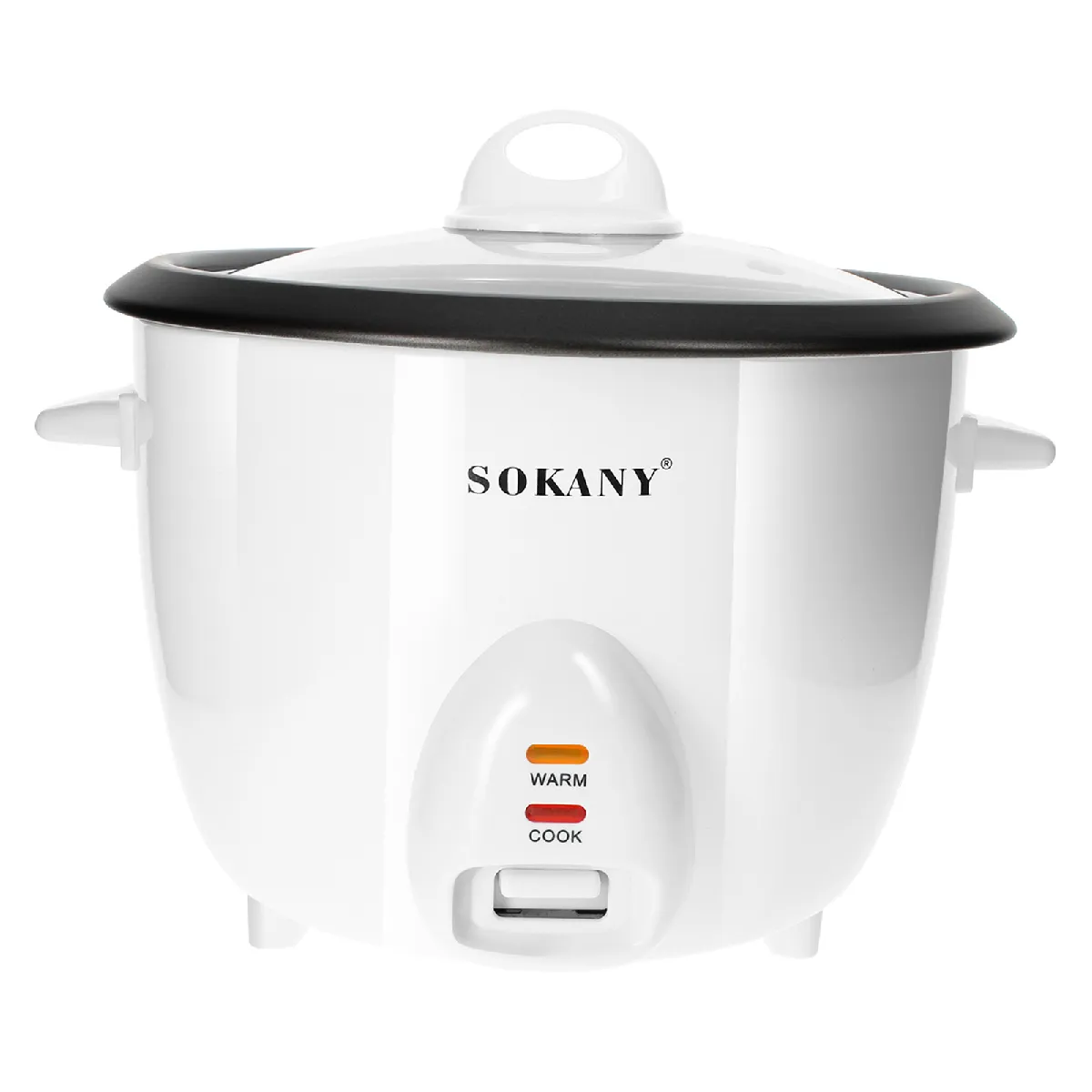 Sokany Cuiseur à Riz avec Panier Vapeur Compact et Maintien Chaud