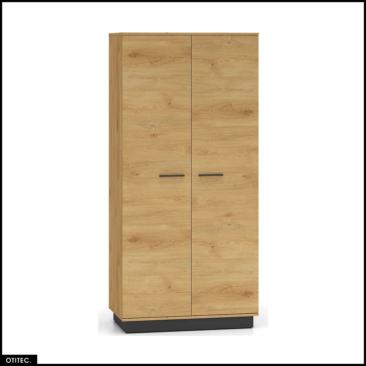 Otitec Armoire de dressing - Chêne et noir