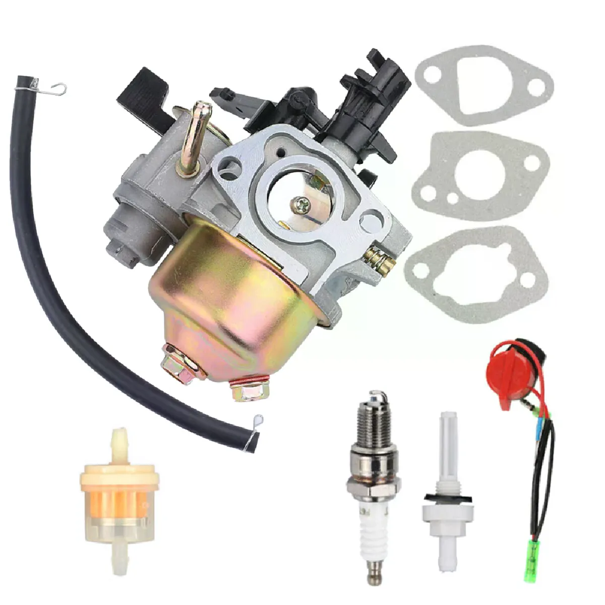 Pro Chaser H126-2 163cc Carburetor – Replaces Honda GX160 GX180 GX200 5.5HP 6.5HP – 16100-ZF6-V00