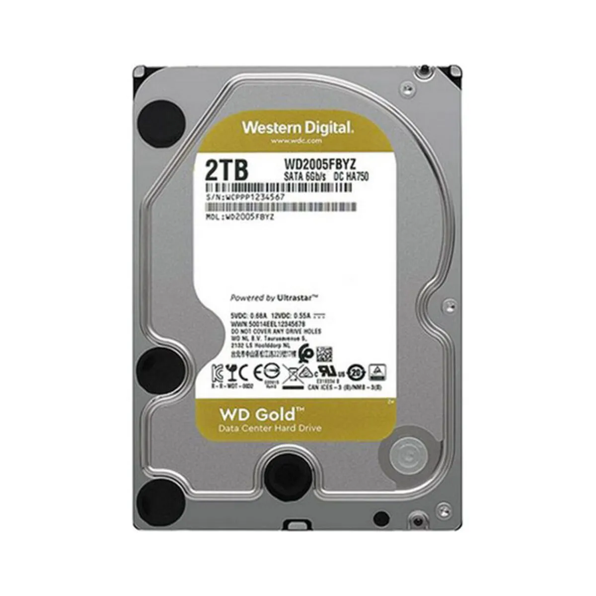 Disque dur Western Digital WD2005FBYZ 3 5 2 TB