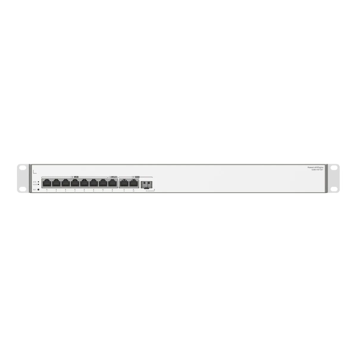 Commutateur Huawei S380 H8T3ST 2x GE WAN 1x SFP 8x GE LAN - vue 1