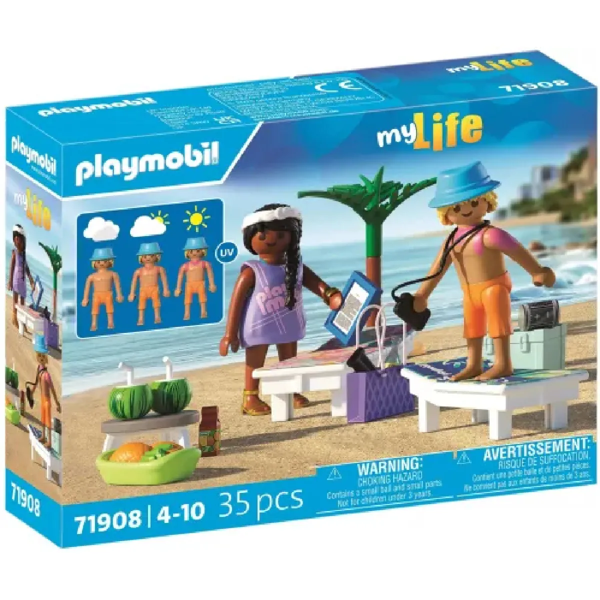 Playmobil® Playmobil Couple Vacanciers À La Plage