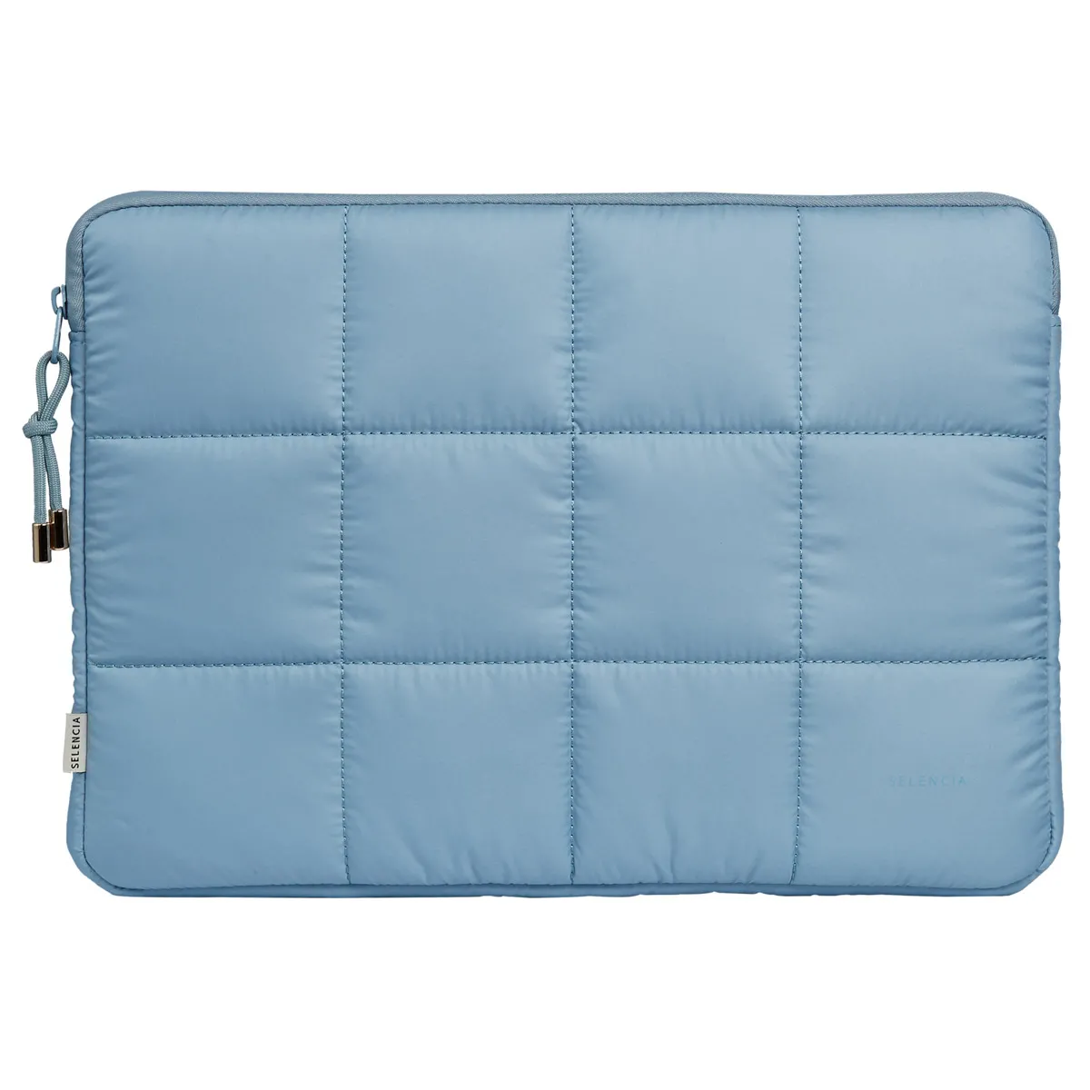Selencia Bleu Pochette Ordinateur Puffy 15-16 Pouces - Slate Blue - Neuf - Image 2