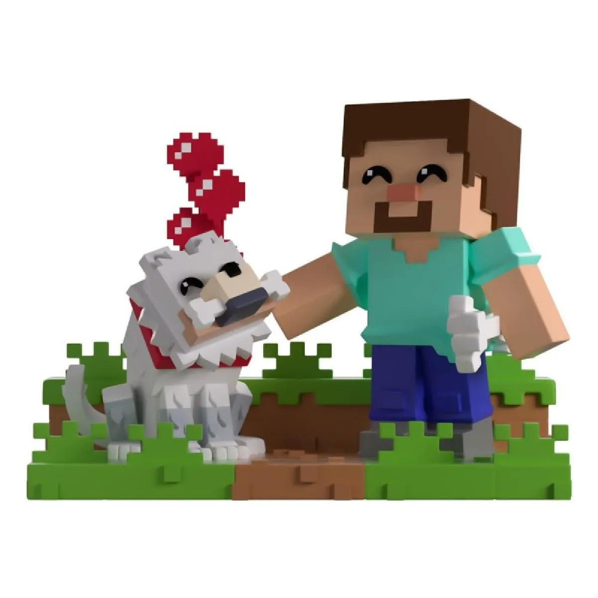 Youtoz Minecraft - Figurine Taming A Wolf 10 Cm