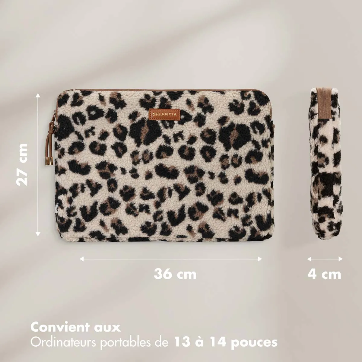 Housse pour tablette ou ordinateur matelassée Toile de Jouy Framboise