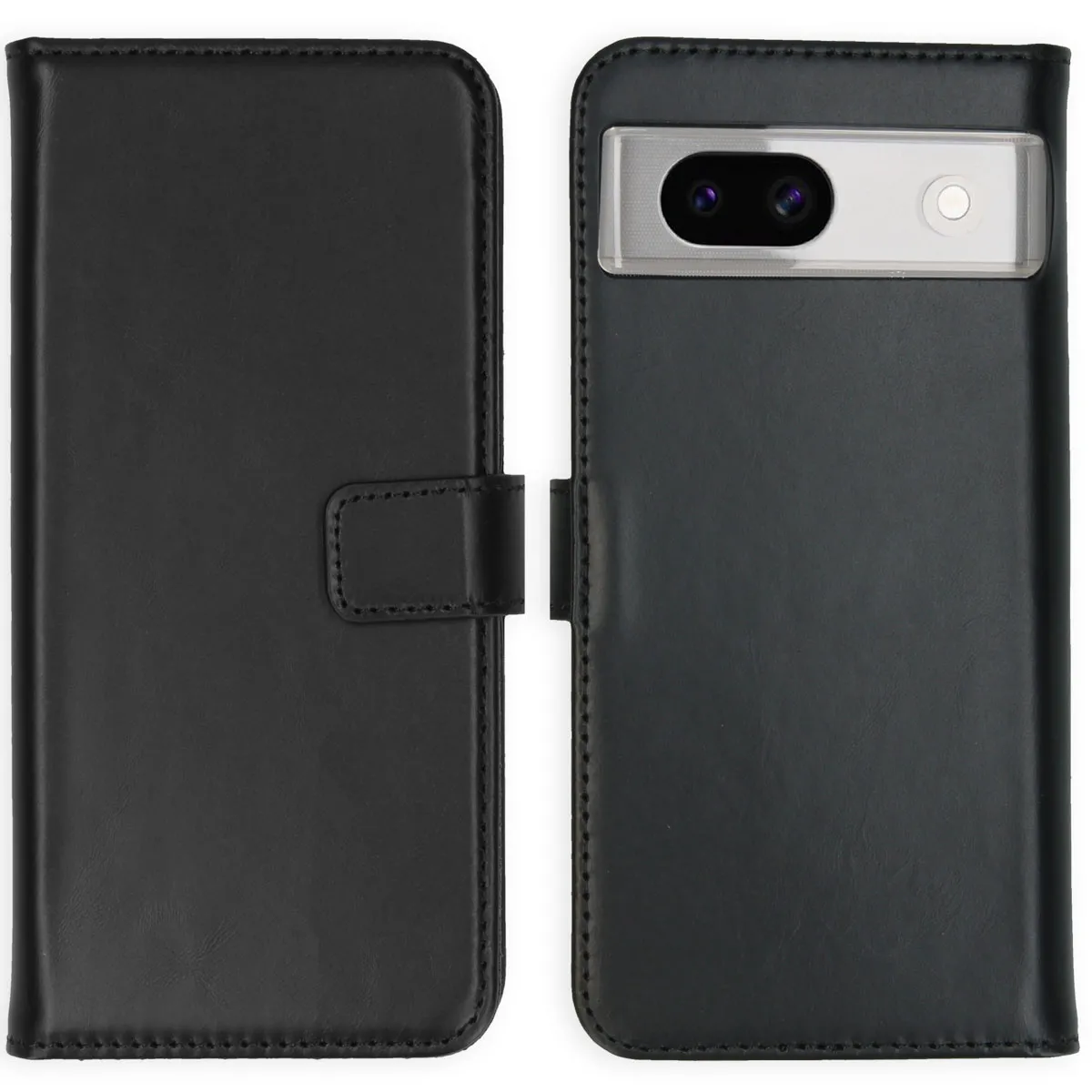 Selencia Noir Étui Portefeuille Pour Google Pixel 8A
