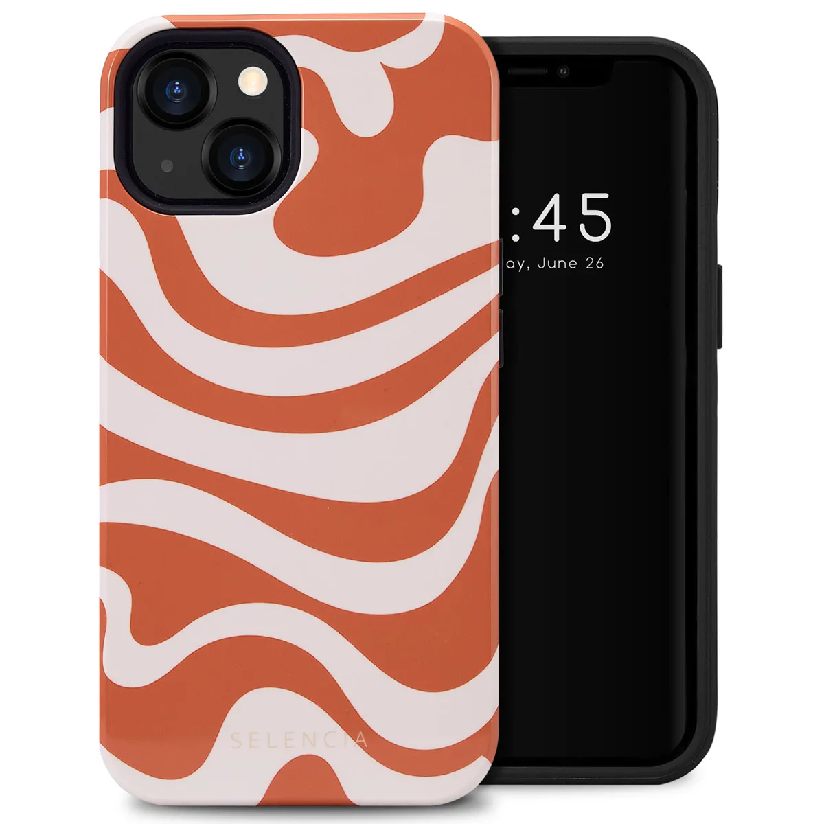 Selencia Orange Coque En Plastique Vivid Apple Iphone 13