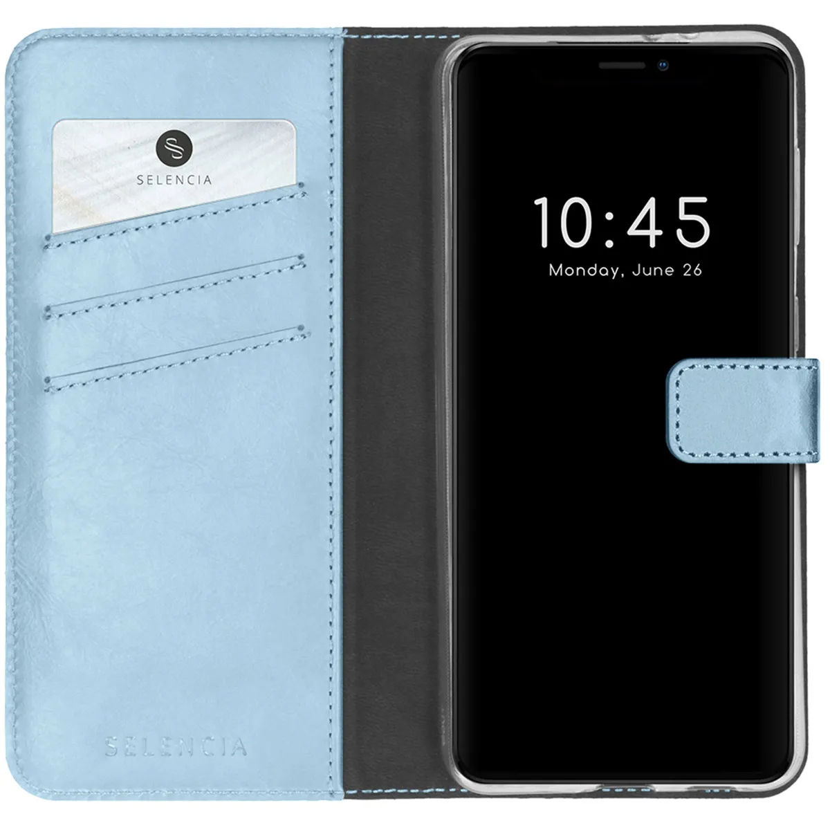 Coque Portefeuille Transparente Odeydo Pour IPhone 13 Mini - Finition Slim Avec 2 Emplacements Cartes