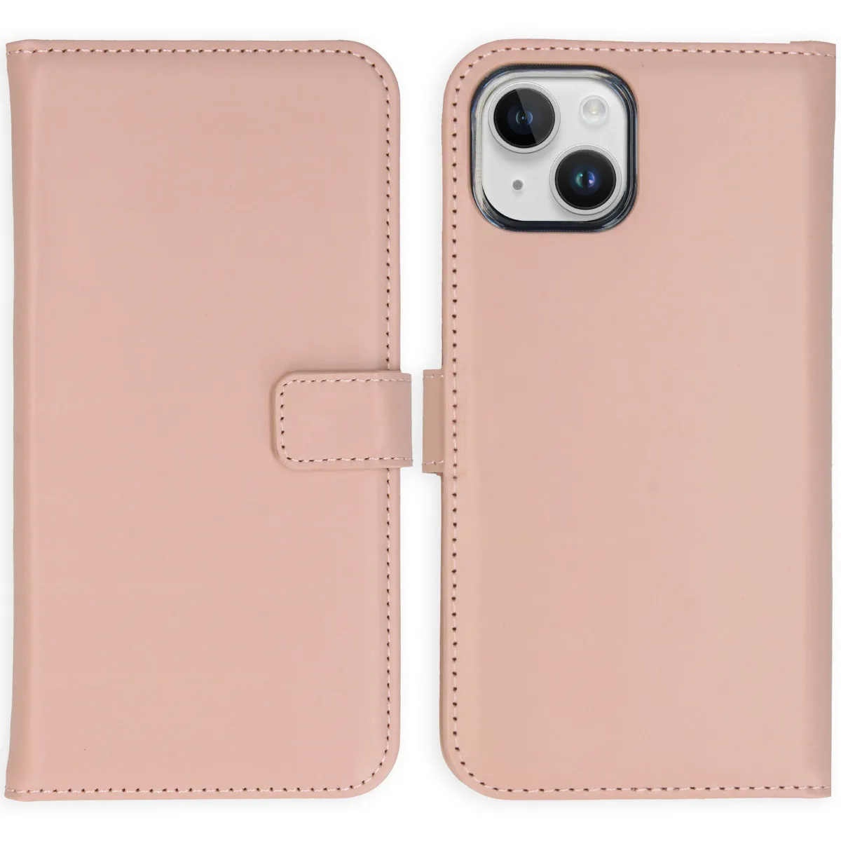 Selencia Rose Étui Portefeuille Apple Iphone 15