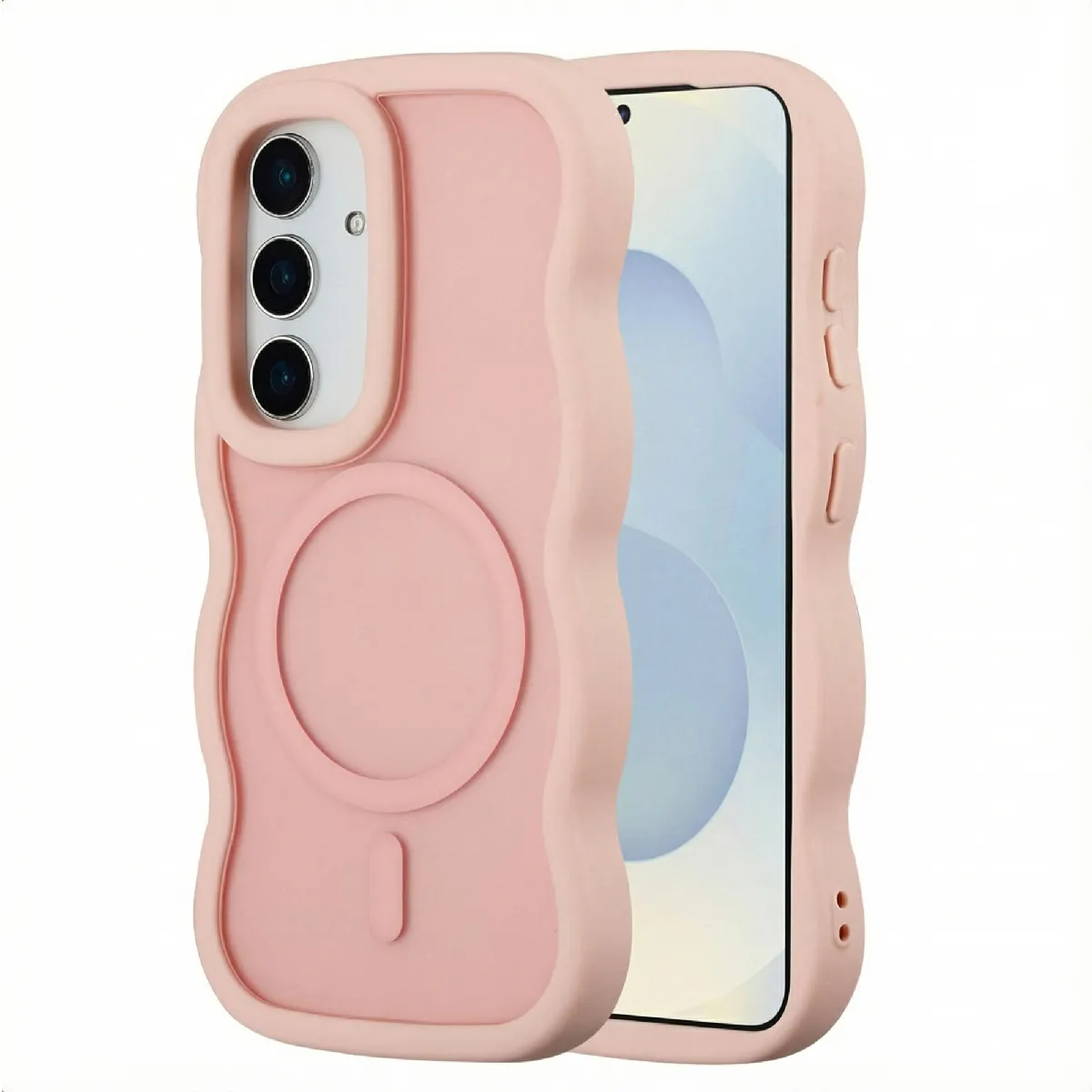 Selencia Rose Wavy Magsafe Samsung Galaxy S24 / Samsung Galaxy S25