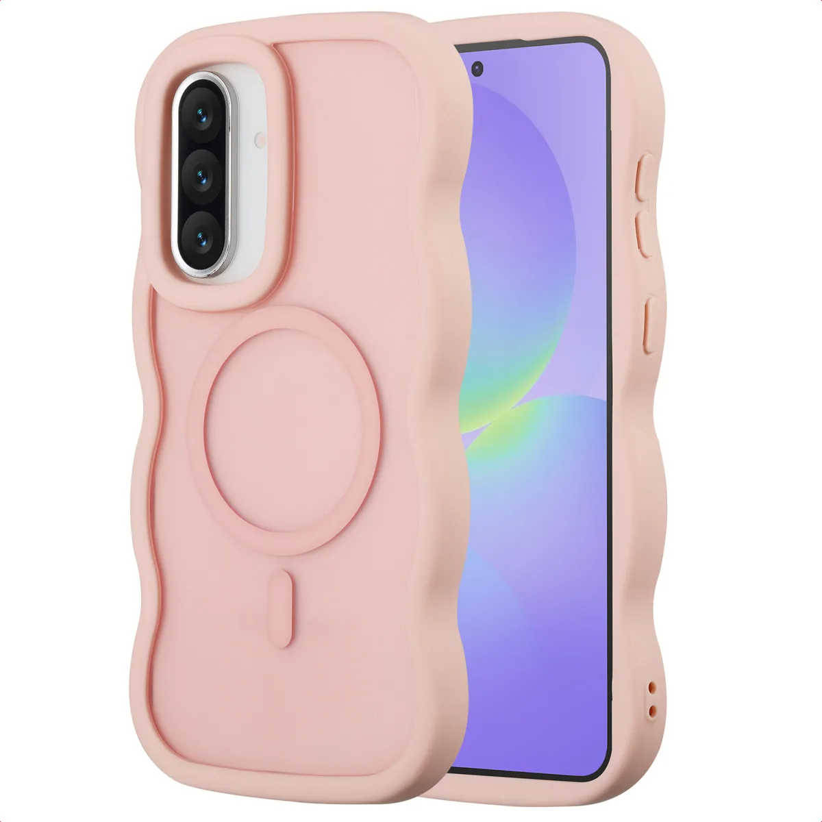 Selencia Rose Coque Arrière Avec Magsafe Wavy Samsung Galaxy A36 / Samsung Galaxy A56 (5G)