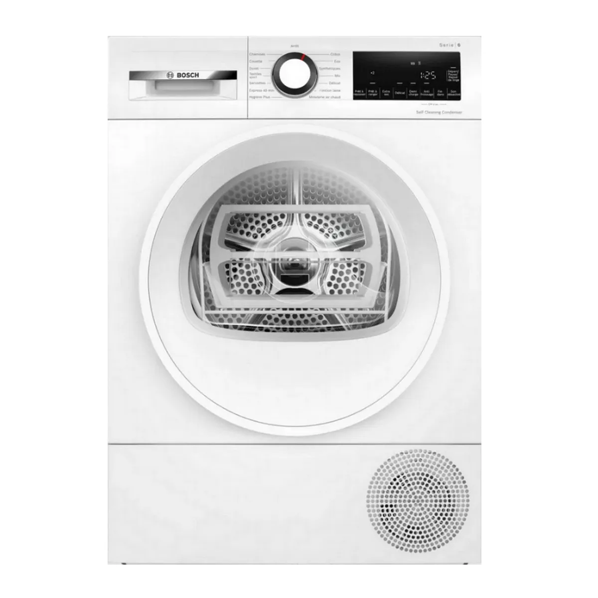 Sèche linge pompe à chaleur Bosch WQG13500FR Série 6 9 Kg 63 dB - vue 2
