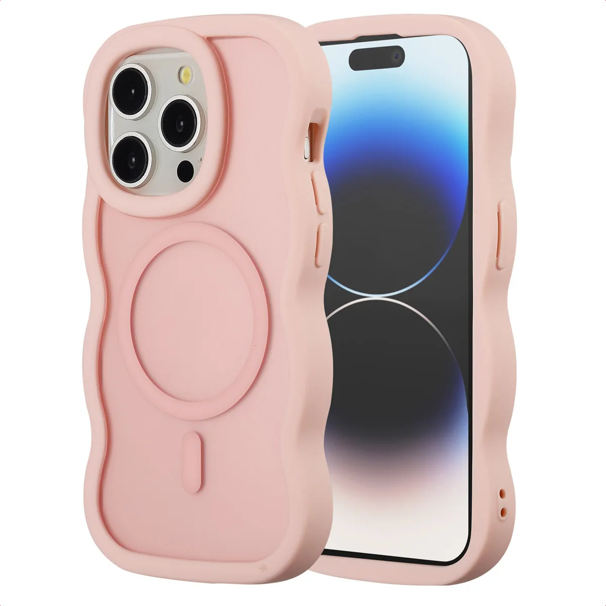 Selencia Rose Coque Wavy Apple Iphone 14 Pro
