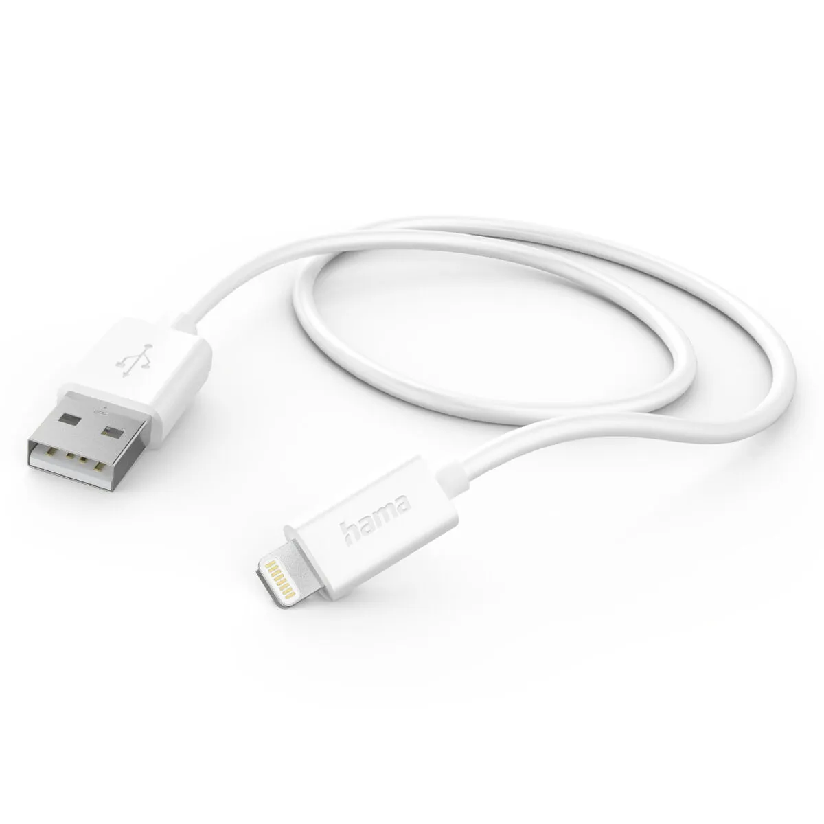 Hama Blanc Câble De Charge Usb-A Vers Lightning - 1 M