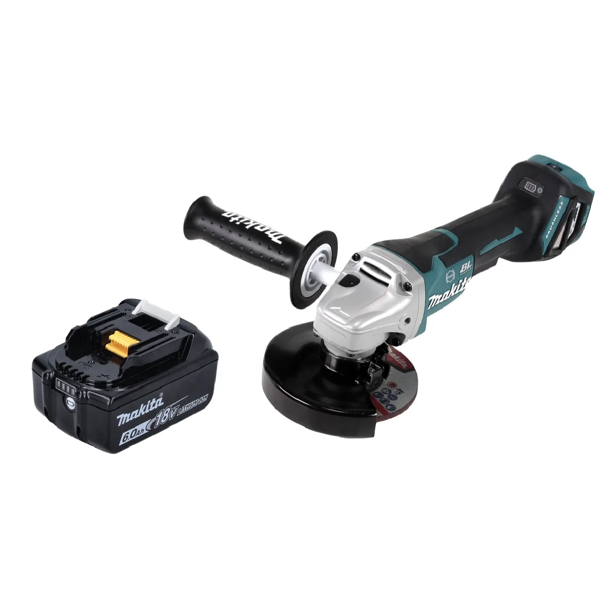 Makita DGA 517 RT Meuleuse d'angle sans fil 18 V 125 mm Brushless + 2x batterie 5 0 Ah + chargeur