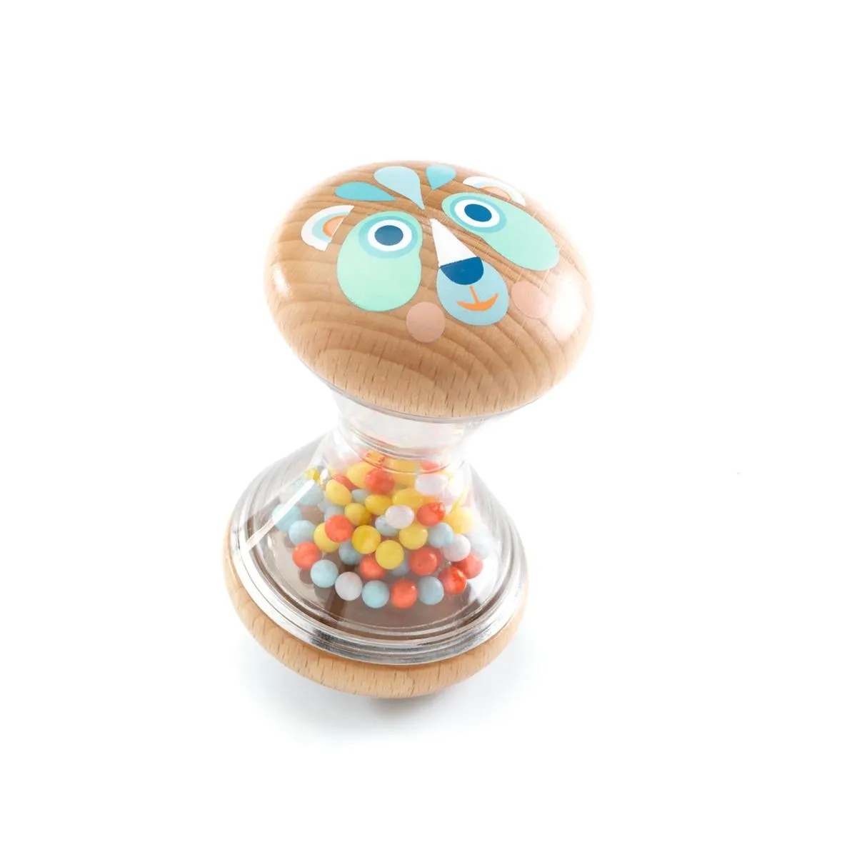 Djeco Beige Hochet D'éveil En Bois