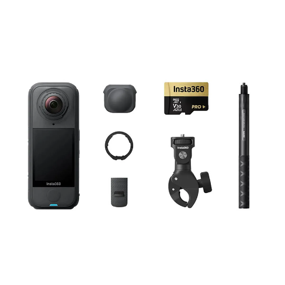 INSTA360  Cam&eacute;ra 360 X4 Air Noir Pack Moto Multiview
