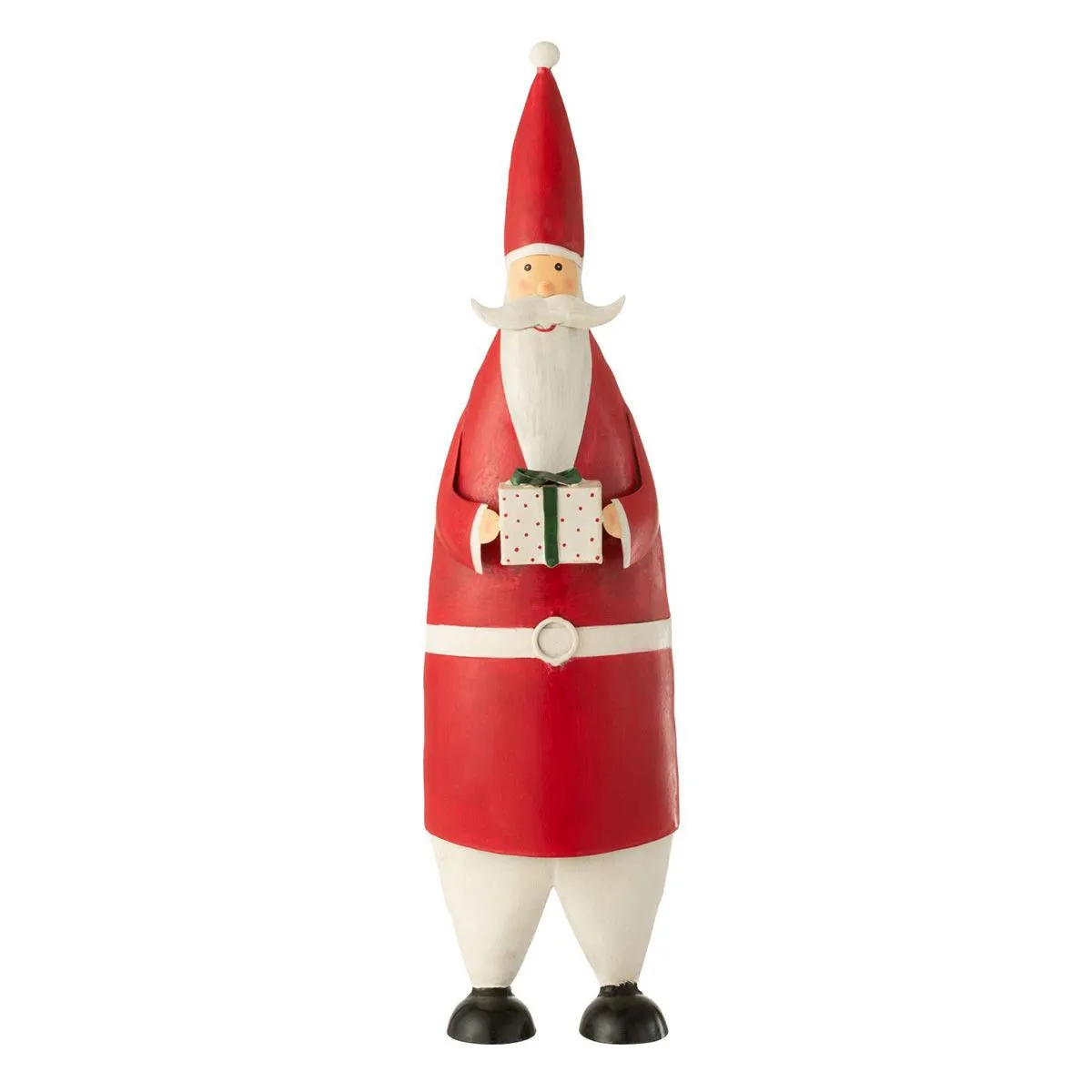 Non Communiqué Rouge Statue Déco Père Noël "Cadeau" 61Cm - Image 3