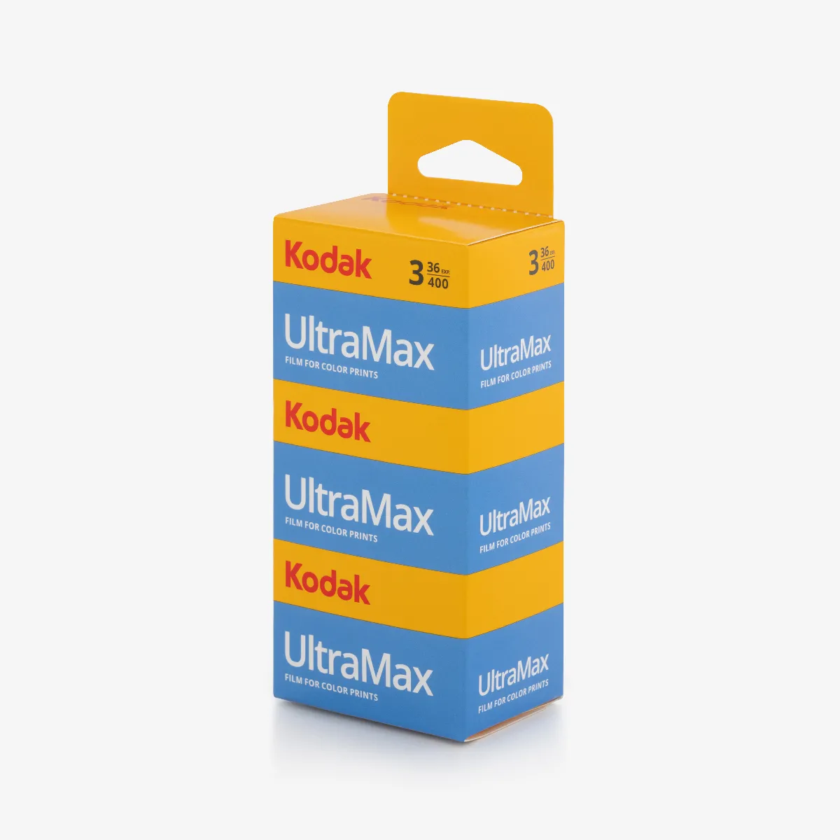 KODAK Blister Ultramax 135 24 Tpack Pack de 3 Pellicules 35mm ISO 400 36 Exposiciones Idéales pour Photos en Intérieur et en Extérieur Neuf - vue 3