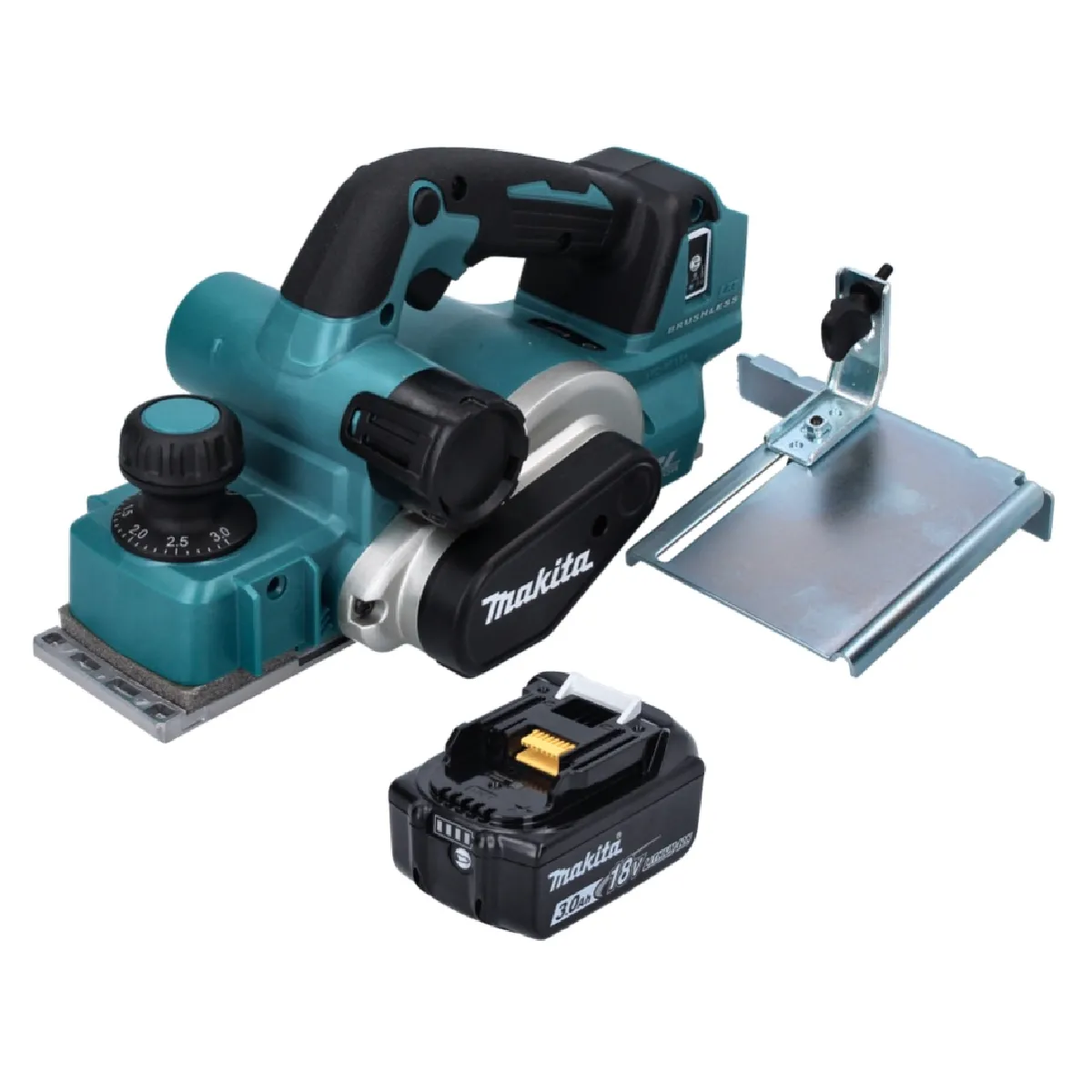 Makita DKP181F1 Rabot sans fil 82mm 18V Brushless + 1x Batterie 3 0 Ah sans chargeur - vue 2