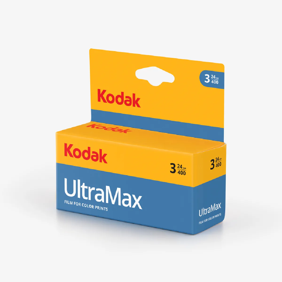 KODAK Blister Ultramax 135 24 Tpack Pack de 3 Pelicule 35mm ISO 400 24 Shots Haute Qualité pour Photos en Faible Lumière Idéal pour Scènes Quotidiennes et Aventures Dynamiques Neuf - vue 3