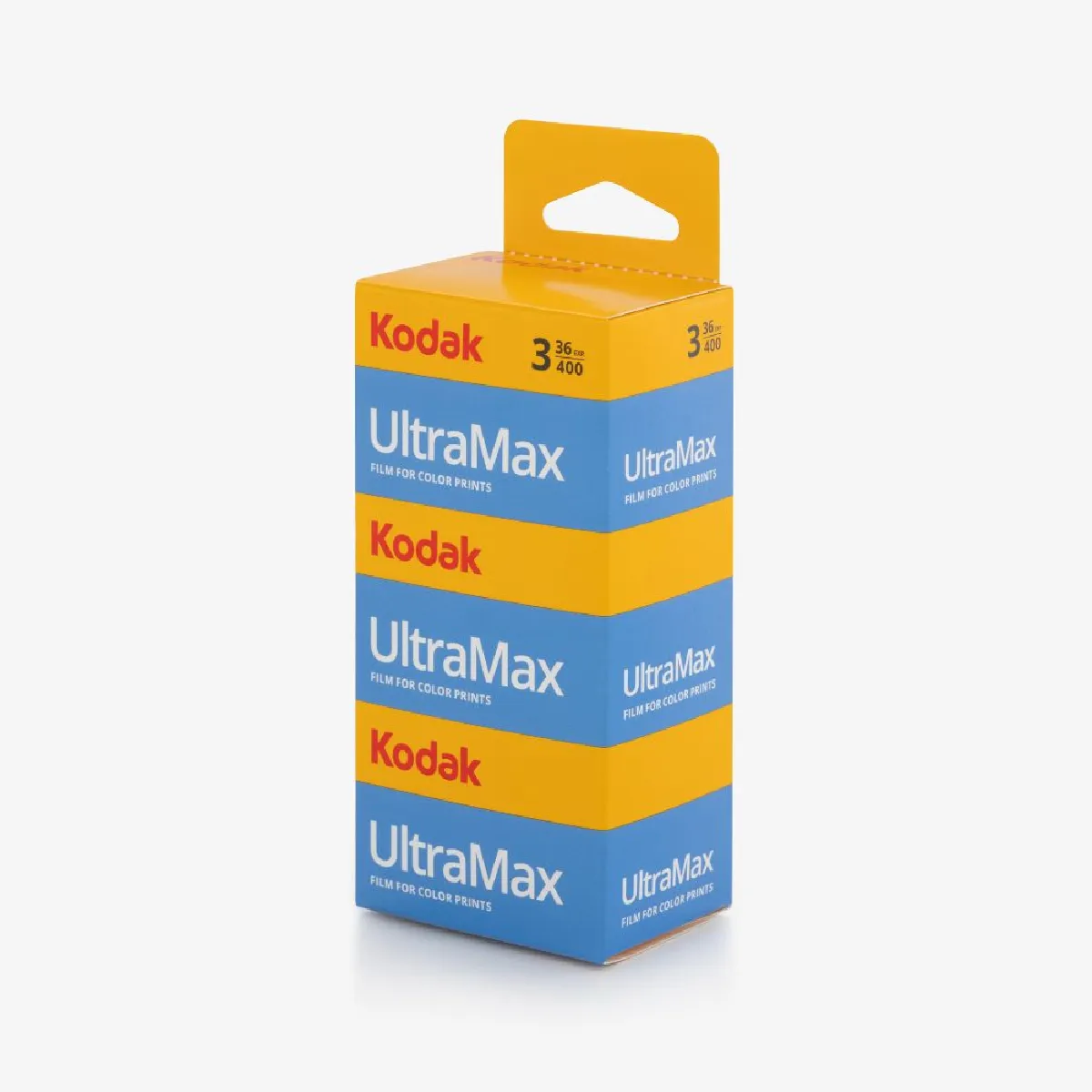 Pellicule Kodak Ultramax 135-24 Tpack – Pack de 3, ISO 400, 36 Exposiciones - vue 3