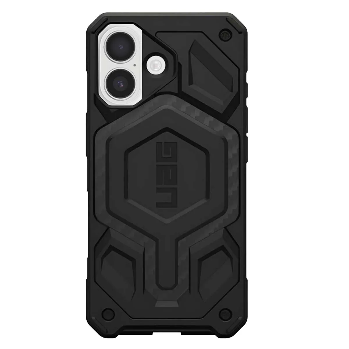 UAG Coque pour iPhone 17 MagSafe Monarch Pro Fibres de Carbone Noir