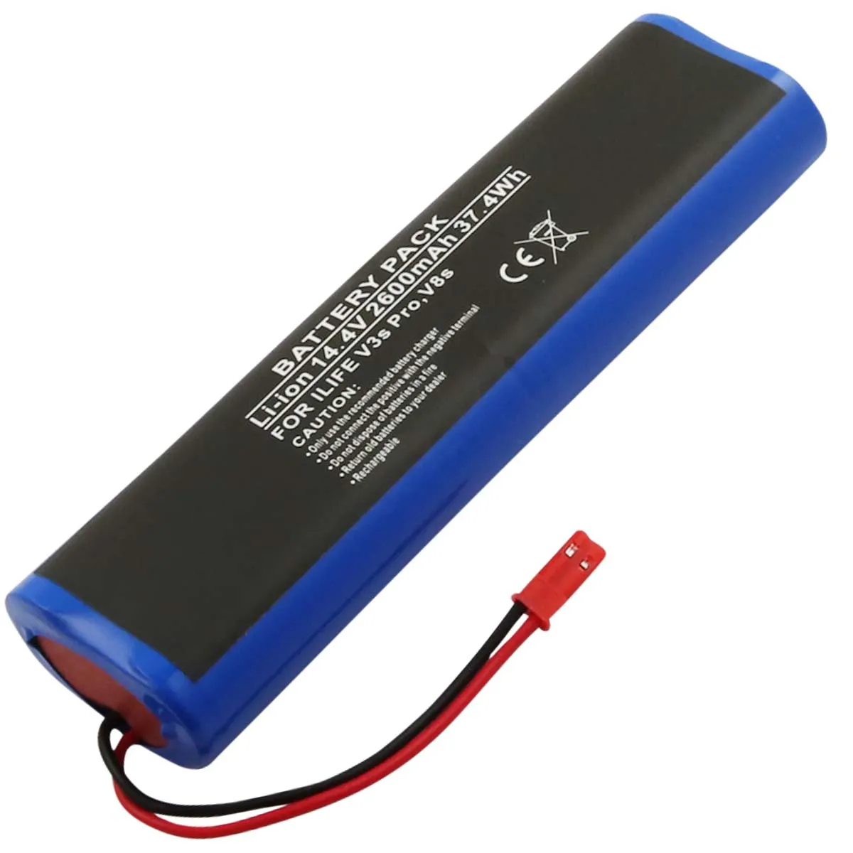 Batterie pour Aspirateur Robot ILIFE V3s Pro / V8s Li-ion 14,4V 2600mAh 37,4Wh Bleu