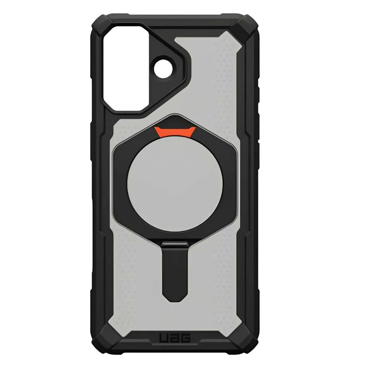 Uag Noir Coque Pour Iphone 17 Magsafe Fonction Stand Antichocs Modèle Plasma Xte Transparent