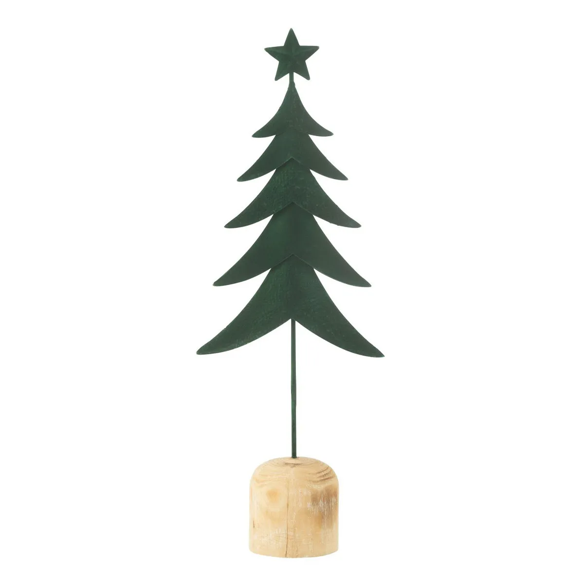 GENERIQUE - Sapin de Noël Déco sur Pied Etoile - 49cm - Vert - Image 3