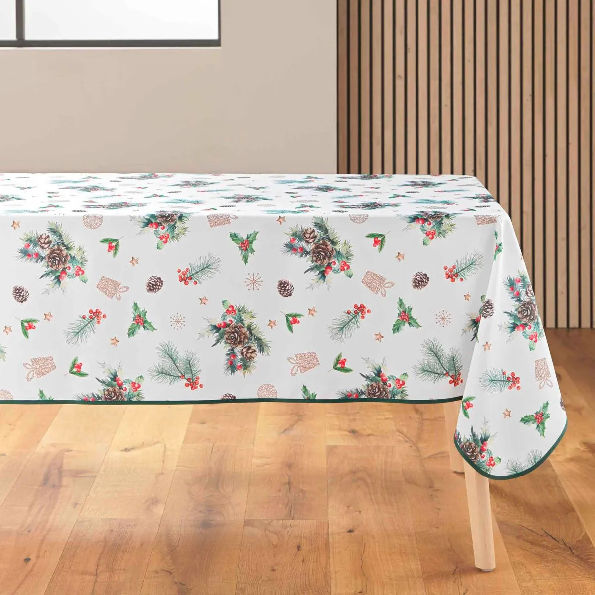 Nappe Antitache Imprimé Hollystar 150x300cm Multicolore