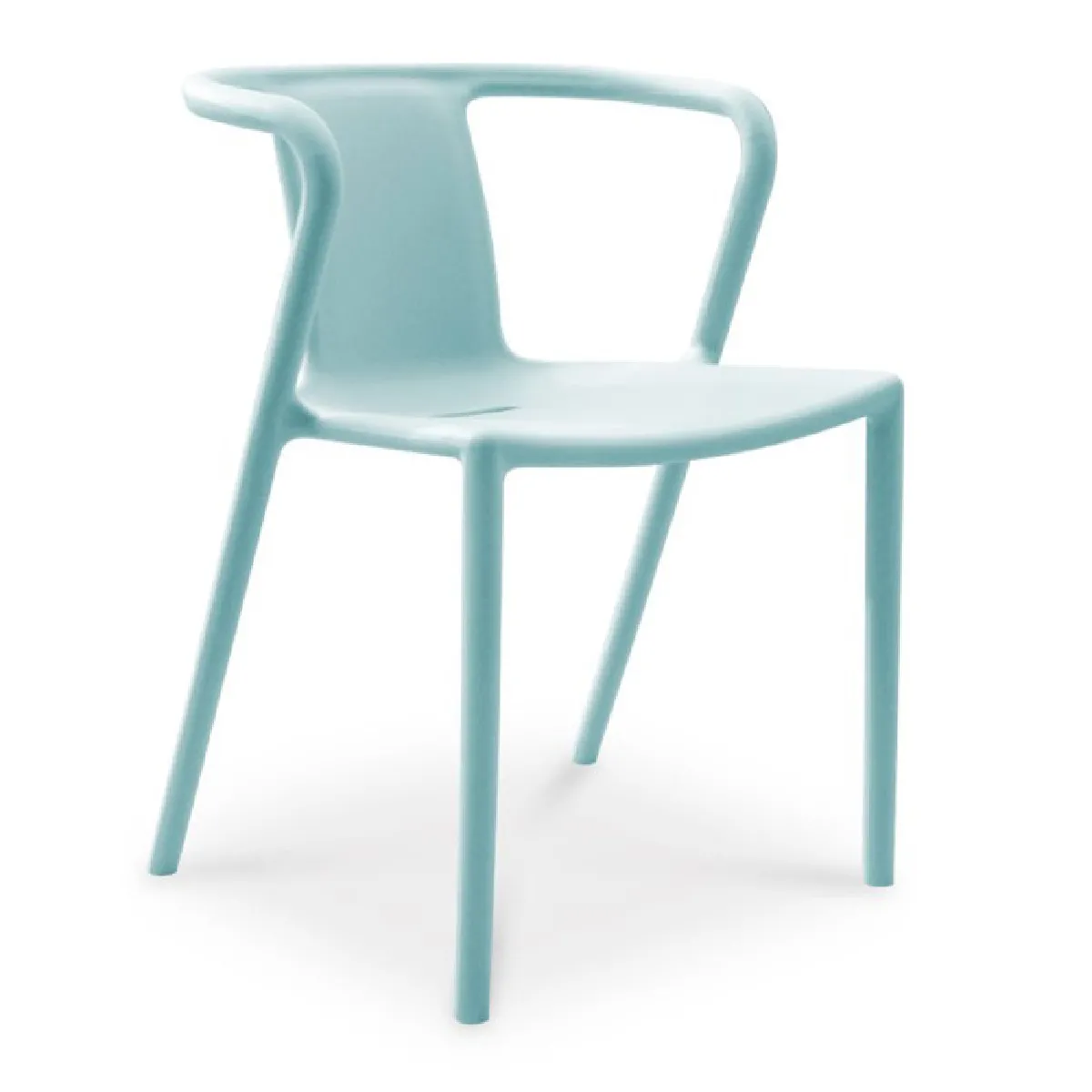 Paris prix fauteuil de jardin empilable - Bleu azur