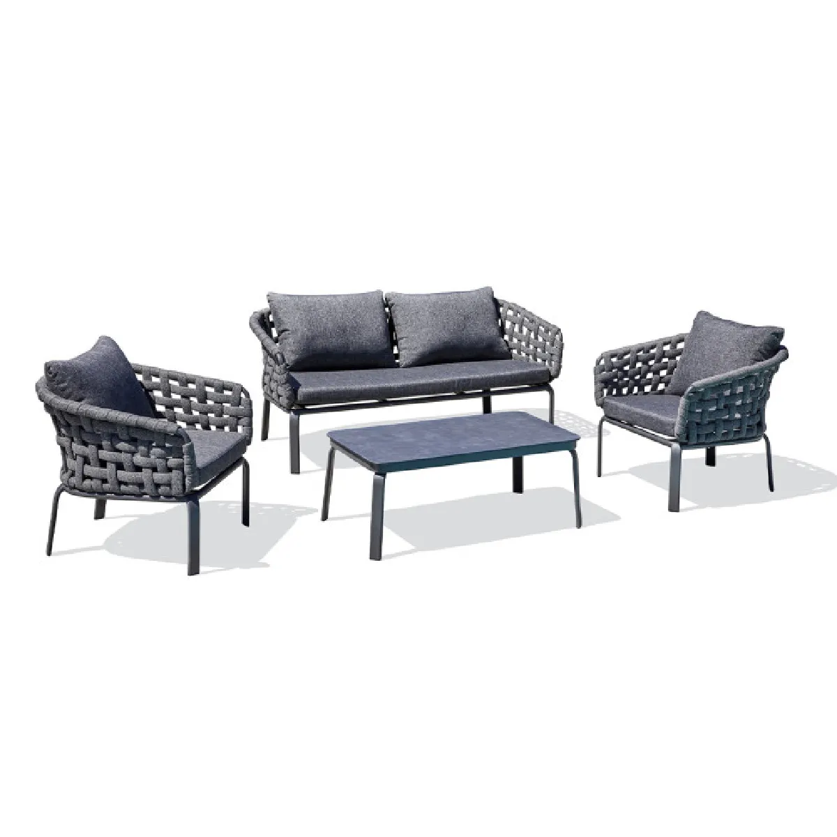 Paris prix Salon de jardin 4 places - vue 4