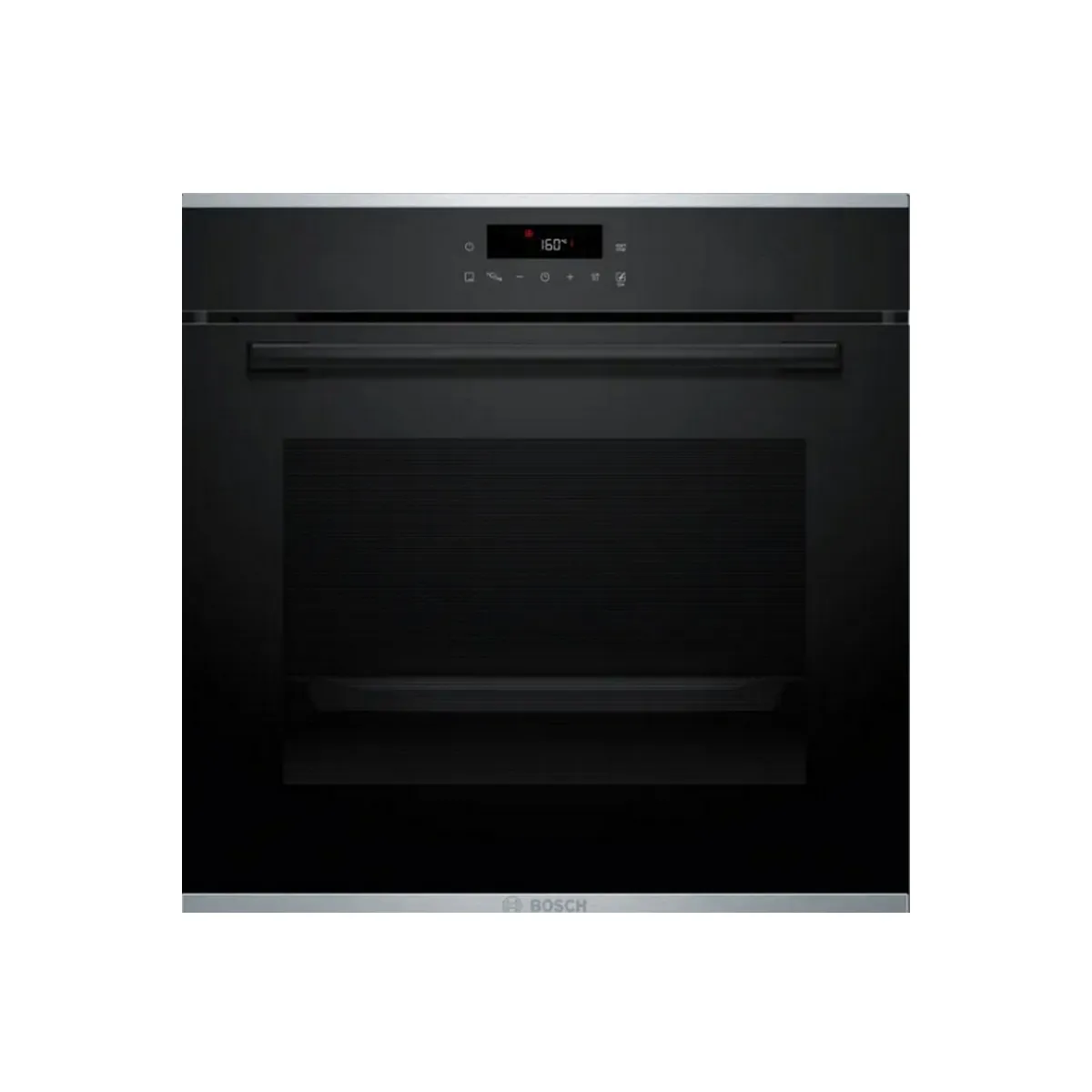 Bosch Four. 60 cma+. 7 modes de cuisson. Pyrolyse. Display . Rail télesc. 1niv.. Softmove. . Airfry acc. hbg272eb3f - vue 2