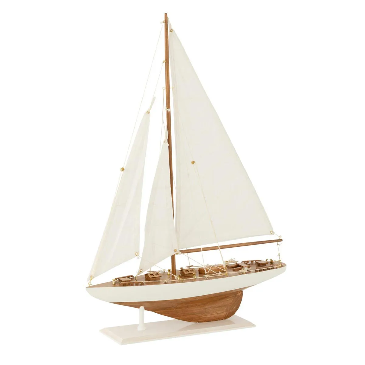 GENERIQUE - Voilier Déco Harrison - Objet de décoration - 59cm - Blanc - Image 2