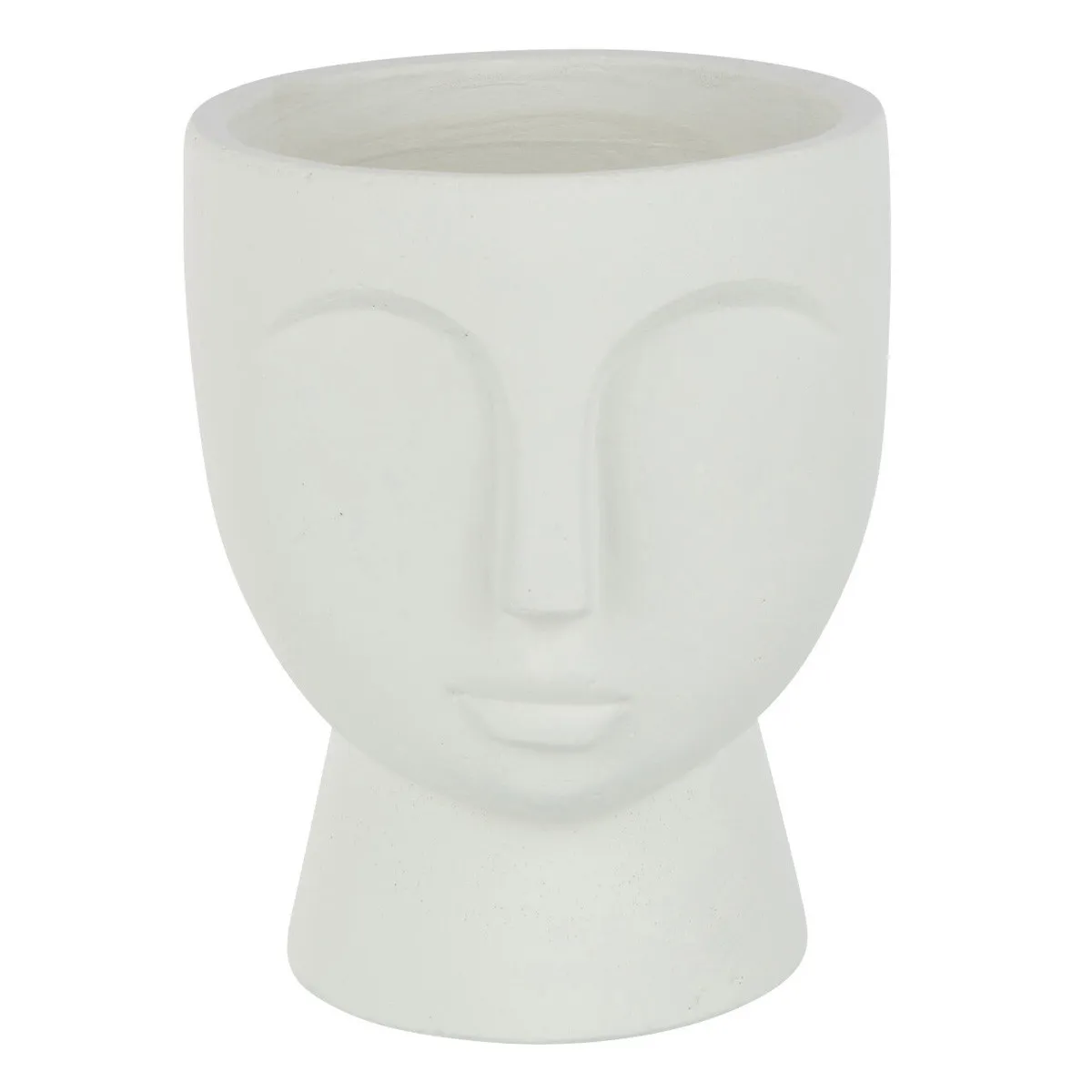 Paris Prix Gris Cache-Pot Visage - 22 Cm