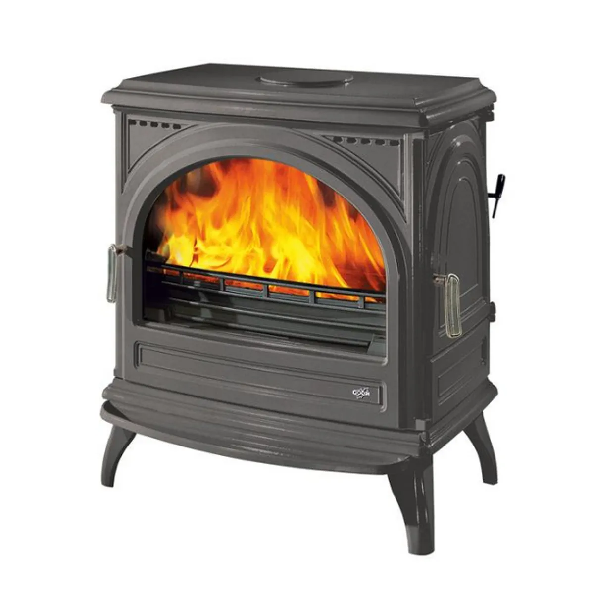Godin Noir Poêle À Bois Fonte 11Kw - 366201Peintanth