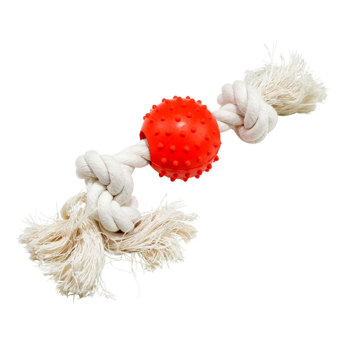 Jouet pour Chien Corde & Balle 33cm Naturel