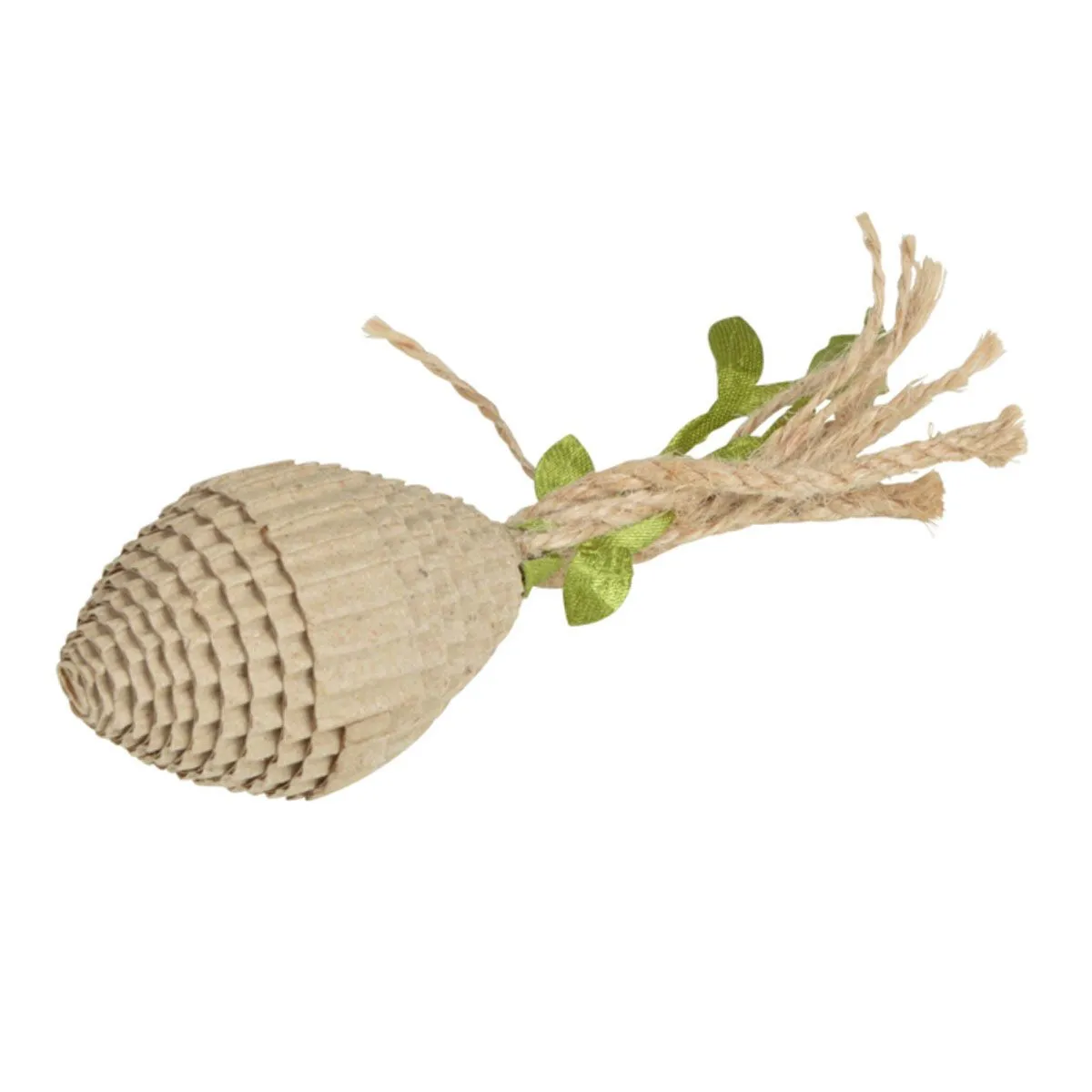 Paris Prix Beige Jouet Pour Chat Balle Et Ficelles - 13 Cm